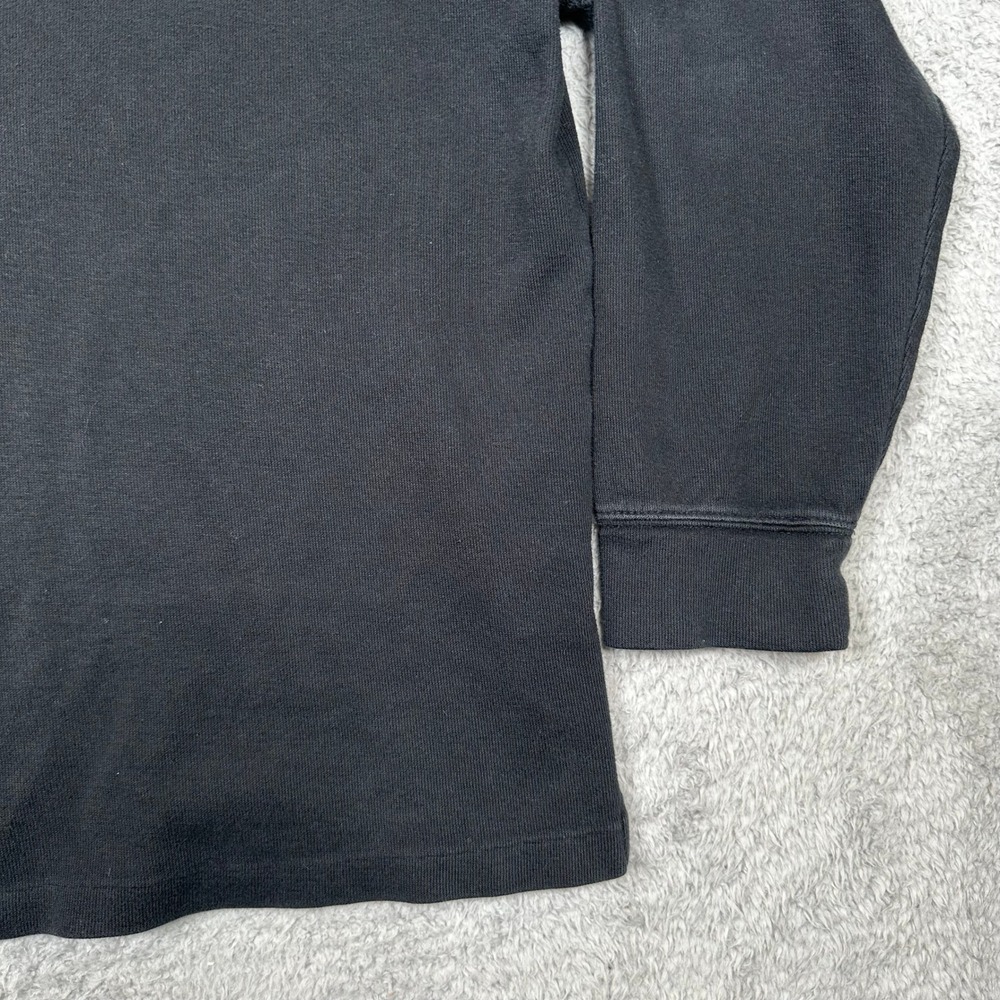 Polo Ralph Lauren Mens XXL Estate Rib Quarter Zip Pullover Black Cotton‎ Sweater - Picture 7 of 13
